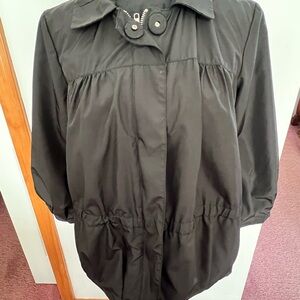 AGB 3 /4 sleeve Black Button-Up Jacket